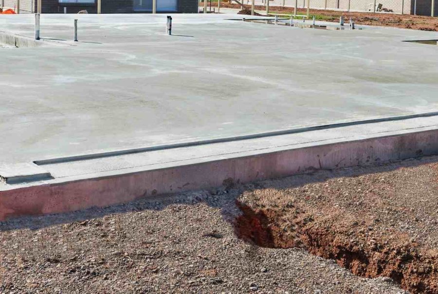 concrete house foundation